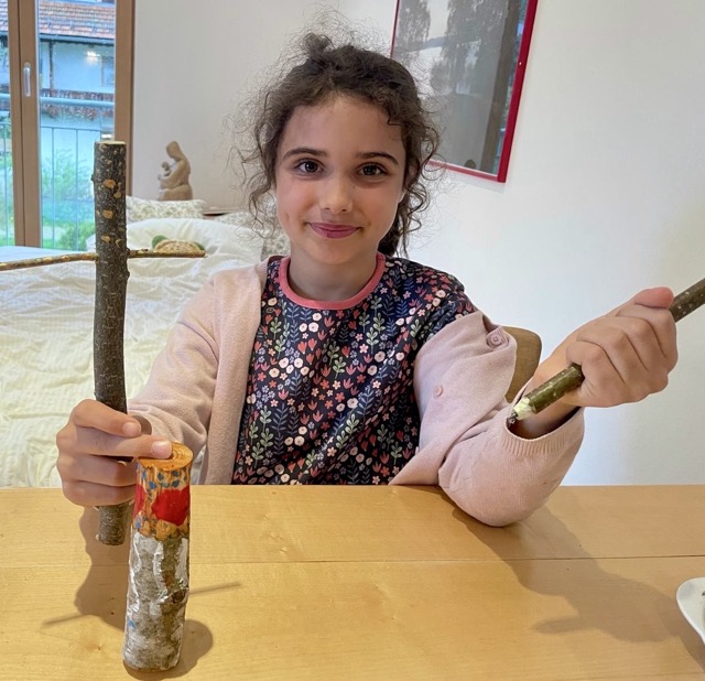Gundi Brendes (Hamburg/Ibiza) mit Jorin (10, Hamburg) und Nouria (8, Ibiza)
